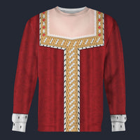 Modetrail British Elizabeth of York Sweater Costume, British Costume S-5XL US Size, Gift For Him