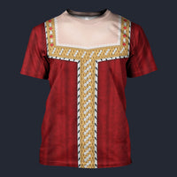 Modetrail British Elizabeth of York T-shirt Costume, British Costume S-5XL US Size, Gift For Him