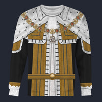 Modetrail British George II Long Sleeves Costume, British Costume S-5XL US Size, Gift For Him