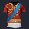 Modetrail British George IV T-shirt Costume, British Costume S-5XL US Size, Gift For Him