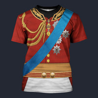 Modetrail British George IV T-shirt Costume, British Costume S-5XL US Size, Gift For Him