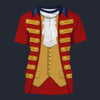 Modetrail British Henry Clinton T-shirt Costume, British Costume S-5XL US Size, Gift For Him