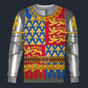 Modetrail British Henry IV Long Sleeves Costume, British Costume S-5XL US Size, Gift For Him