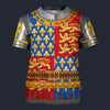 Modetrail British Henry IV T-shirt Costume, British Costume S-5XL US Size, Gift For Him