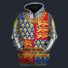 Modetrail British Henry IV Zip Hoodie Costume, British Costume S-5XL US Size, Gift For Him