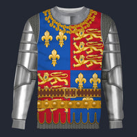 Modetrail British Henry V Long Sleeves Costume, British Costume S-5XL US Size, Gift For Him