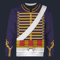 Modetrail British Hussar 1806-1815 Long Sleeves Costume, British Costume S-5XL US Size, Gift For Him
