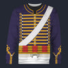 Modetrail British Hussar 1806-1815 Tracksuit Costume Hoodie Sweatshirt T-Shirt Sweatpants, British Costume S-5XL US Size