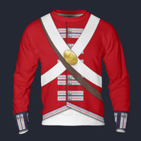 Modetrail British Line regiment (1802-1812) Long Sleeves Costume, British Costume S-5XL US Size, Gift For Him