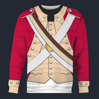 Modetrail British Marine Centre Company Long Sleeves Costume, British Costume S-5XL US Size, Gift For Him