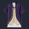 Modetrail British Midshipman-1806 Hawaiian Shirt Costume, British Costume S-5XL US Size, Unisex Button Down Shirt