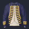 Modetrail British Navy Admiral Collingwood Long Sleeves Costume, British Costume S-5XL US Size, Gift For Him