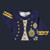 Modetrail British Nelson Uniform as worn at Trafalgar Tracksuit Costume Hoodie Sweatshirt T-Shirt Sweatpants, British Costume S-5XL US Size
