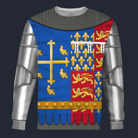 Modetrail British Richard II Sweater Costume, British Costume S-5XL US Size, Gift For Him