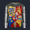 Modetrail British Royal Arms of Scotland Long Sleeves Costume, British Costume S-5XL US Size, Gift For Him