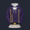 Modetrail British Royal Navy Captain-1806 Tracksuit Costume Hoodie Sweatshirt T-Shirt Sweatpants, British Costume S-5XL US Size