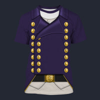 Modetrail British Royal Navy Captain-1806 T-shirt Costume, British Costume S-5XL US Size, Gift For Him