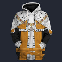 Modetrail British William III Tracksuit Costume Hoodie Sweatshirt T-Shirt Sweatpants, British Costume S-5XL US Size