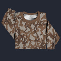 Modetrail Brown Camouflage Sweater Costume, Military Costume S-5XL US Size, Gift For Him