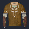 Modetrail Brown Link Attire Zelda Plain Version Version Tracksuit Costume Hoodie Sweatshirt T-Shirt Sweatpants, The Legend of Zelda Costume S-5XL US Size