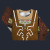 Modetrail Brown Link Attire Zelda Plain Version Version Tracksuit Costume Hoodie Sweatshirt T-Shirt Sweatpants, The Legend of Zelda Costume S-5XL US Size