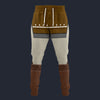 Modetrail Brown Link Attire Zelda Plain Version Version Sweatpants Costume, The Legend of Zelda Costume S-5XL US Size, Gift For Him