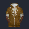 Modetrail Brown Link Attire Zelda Plain Version Version Tracksuit Costume Hoodie Sweatshirt T-Shirt Sweatpants, The Legend of Zelda Costume S-5XL US Size