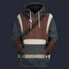 Modetrail Cal Kestis Jedi Tracksuit Costume Hoodie Sweatshirt T-Shirt Sweatpants, Star Wars Costume S-5XL US Size