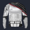Modetrail Star Wars Captain Phasma's Armor Tracksuit Costume Hoodie Sweatshirt T-Shirt Sweatpants, S-5XL US Size