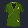 Modetrail Captain Pike Green T-shirt Costume, Star Trek Costume S-5XL US Size, Gift For Him