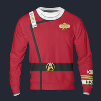 Modetrail Captain Spock Long Sleeves Costume, Star Trek Costume S-5XL US Size, Gift For Him