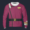 Modetrail Captain Spock Purple Tracksuit Costume Hoodie Sweatshirt T-Shirt Sweatpants, Star Trek Costume S-5XL US Size