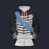 Modetrail France Charles X of France Lawrence Zip Hoodie Costume, France Costume S-5XL US Size, Gift For Him