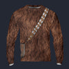 Modetrail Star Wars Chewbacca Tracksuit Costume Hoodie Sweatshirt T-Shirt Sweatpants, S-5XL US Size