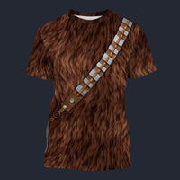 Modetrail Star Wars Chewbacca Tracksuit Costume Hoodie Sweatshirt T-Shirt Sweatpants, S-5XL US Size
