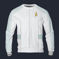 Modetrail Christine Chapel Long Sleeves Costume, Star Trek Costume S-5XL US Size, Gift For Him