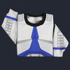 Modetrail Star Wars Clone 501 Damage Armor Tracksuit Costume Hoodie Sweatshirt T-Shirt Sweatpants, S-5XL US Size