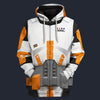 Modetrail Commander Cody Armor Fleece Zip Hoodie Costume, Star Wars Costume S-5XL US Size, Gift For Him