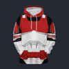 Modetrail Star Wars Coruscant Guard Tracksuit Costume Hoodie Sweatshirt T-Shirt Sweatpants, S-5XL US Size