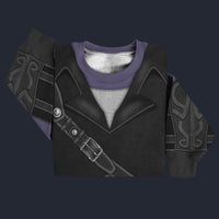 Modetrail Dark Link Zelda Attire Hylian Shield Sweater Costume, The Legend of Zelda Costume S-5XL US Size, Gift For Him