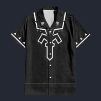 Modetrail Dark Link Zelda Plain Version Version Hawaiian Shirt Costume, The Legend of Zelda Costume S-5XL US Size, Unisex Button Down Shirt