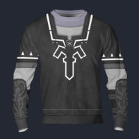 Modetrail Dark Link Zelda Plain Version Version Sweatshirt Costume, The Legend of Zelda Costume S-5XL US Size, Gift For Him