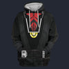 Modetrail Darth Maul Fleece Zip Hoodie Costume, Star Wars Costume S-5XL US Size, Gift For Him
