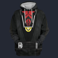 Modetrail Darth Maul Fleece Zip Hoodie Costume, Star Wars Costume S-5XL US Size, Gift For Him
