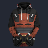 Modetrail Darth Revan Fleece Zip Hoodie Costume, Star Wars Costume S-5XL US Size, Gift For Him