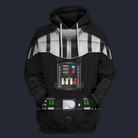 Modetrail Darth Vader Black Hoodie Costume, Star Wars Costume S-5XL US Size, Gift For Him