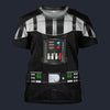 Modetrail Darth Vader Black Tracksuit Costume Hoodie Sweatshirt T-Shirt Sweatpants, Star Wars Costume S-5XL US Size