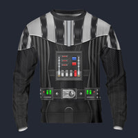 Darth Vader Long Sleeves Costume, S-5XL US Size, Gift For Him
