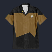 Modetrail Star Trek Data Hawaiian Shirt Costume, S-5XL US Size, Unisex Button Down Shirt