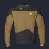 Modetrail Star Trek Data Tracksuit Costume Hoodie Sweatshirt T-Shirt Sweatpants, S-5XL US Size